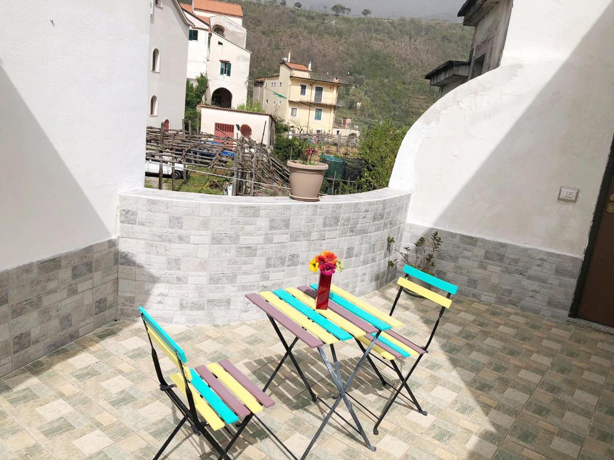 Amalfi Coast Casa Vacanze Marino Tramonti Exteriör bild