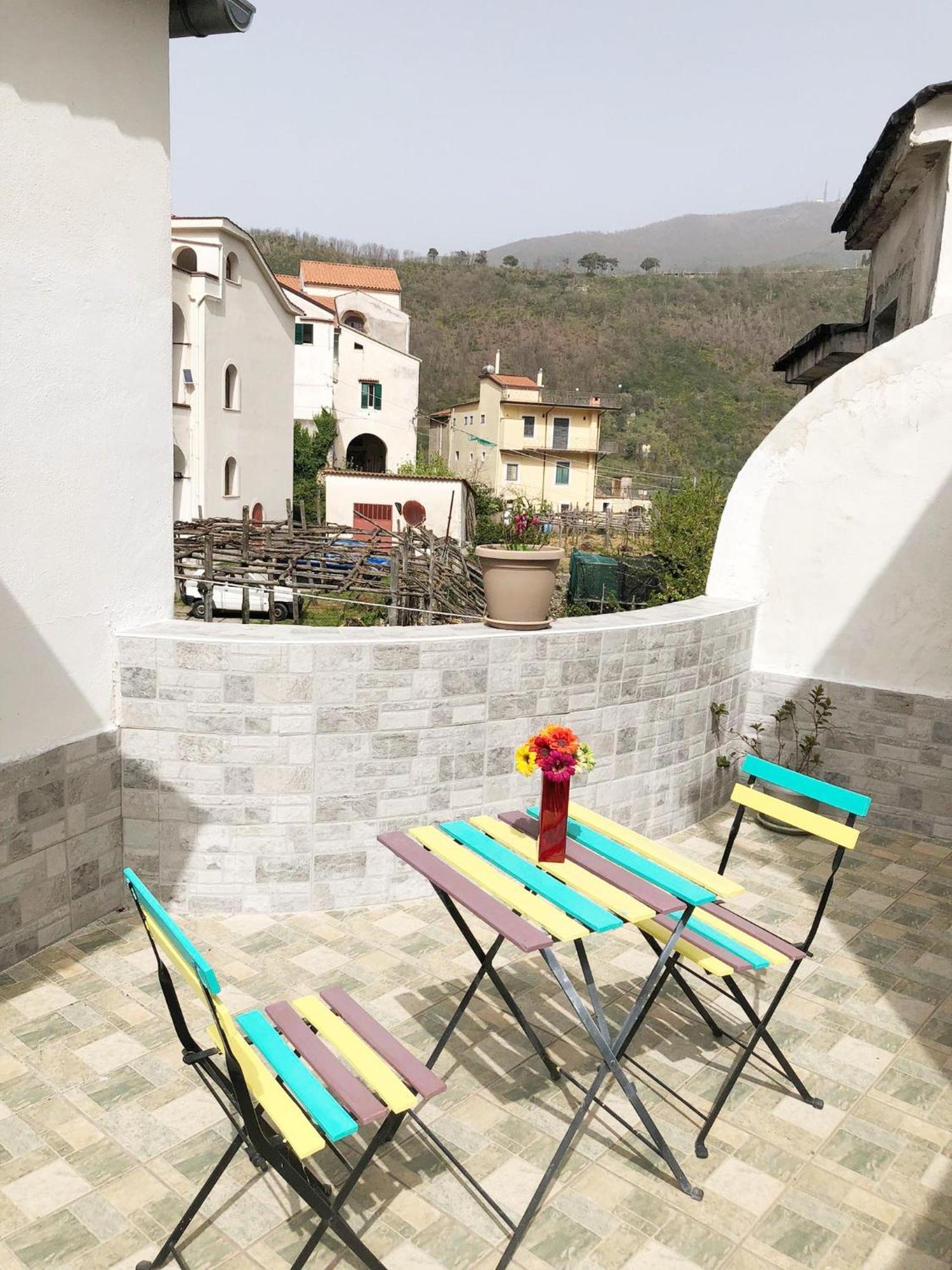 Amalfi Coast Casa Vacanze Marino Tramonti Exteriör bild